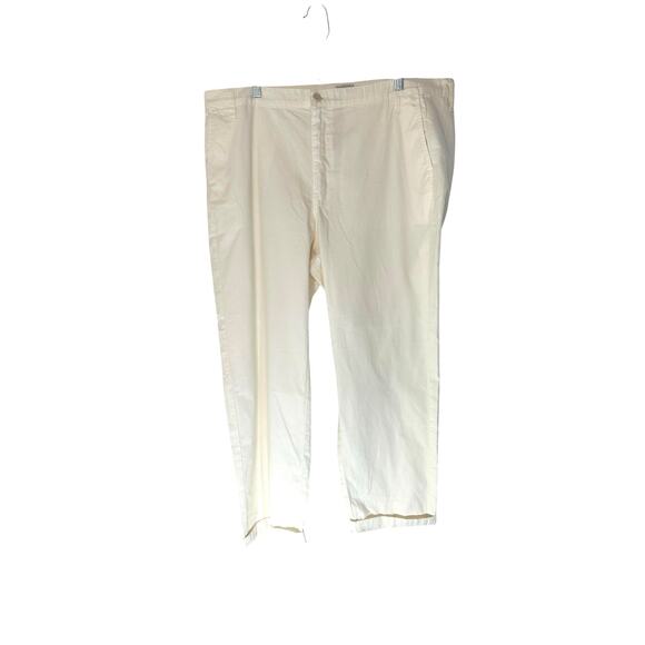 J.Crew Slouchy Boyfriend Chino Pant Cream Neutral Basic Straight Leg Size 33 - Picture 2 of 15